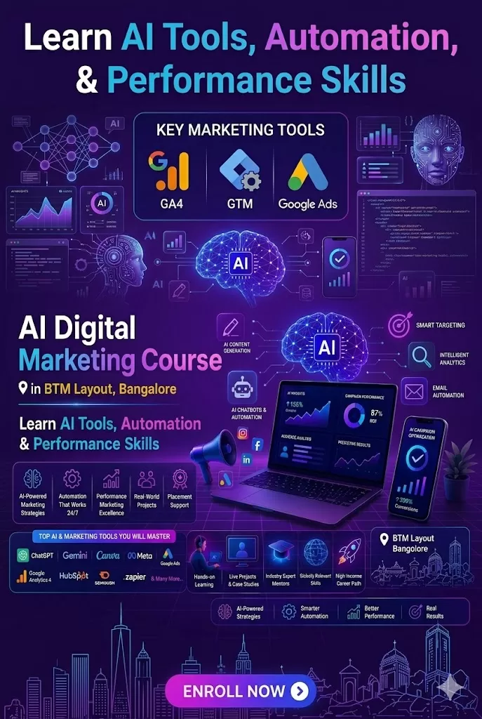 AI agents and automation training in digital marketing course in Pune with AI