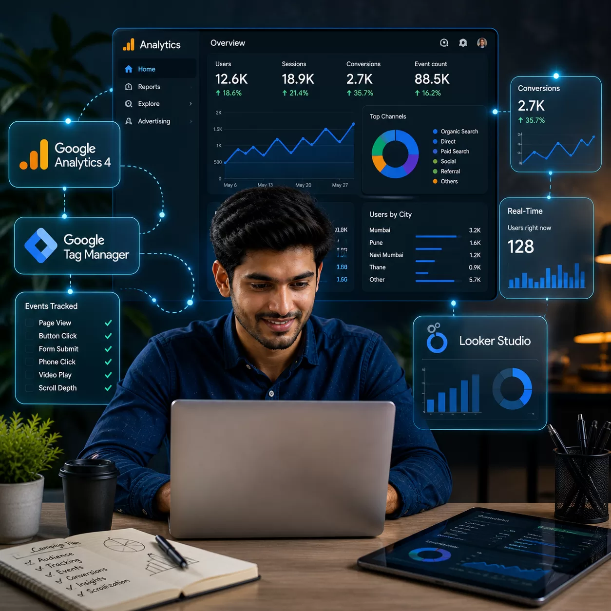 GA4 and Google Tag Manager training Panvel digital marketing course