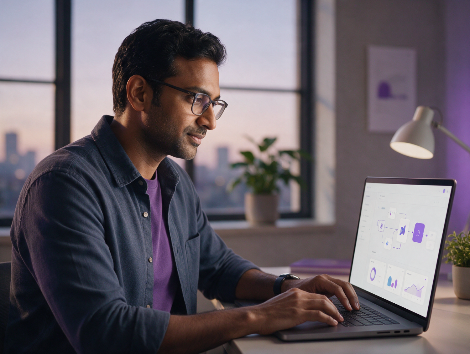 Working professional upskilling in analytics automation and AI