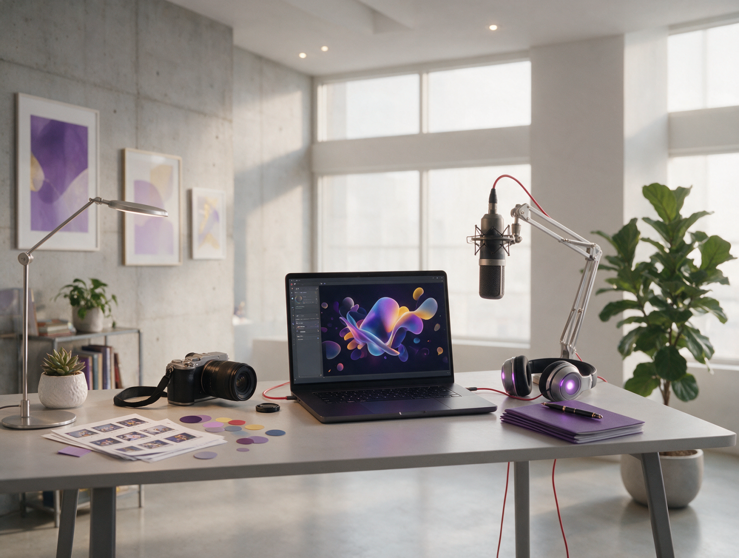 AI creative production workflow for text, image, video and audio