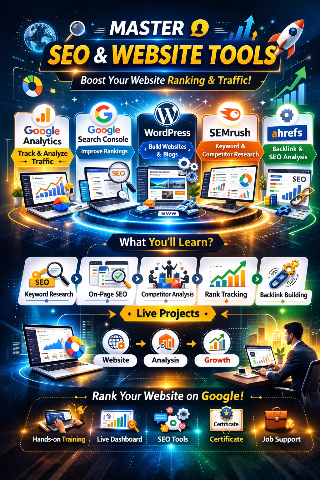 Search engine optimisation and answer engine research workflow