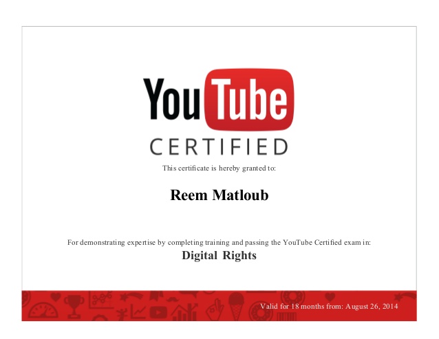 Youtube-certification